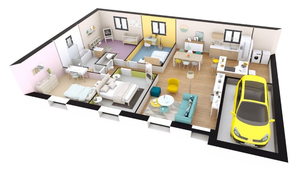 vente Maison - 5 pièce(s) - 92 m² Le Neubourg (27110)
