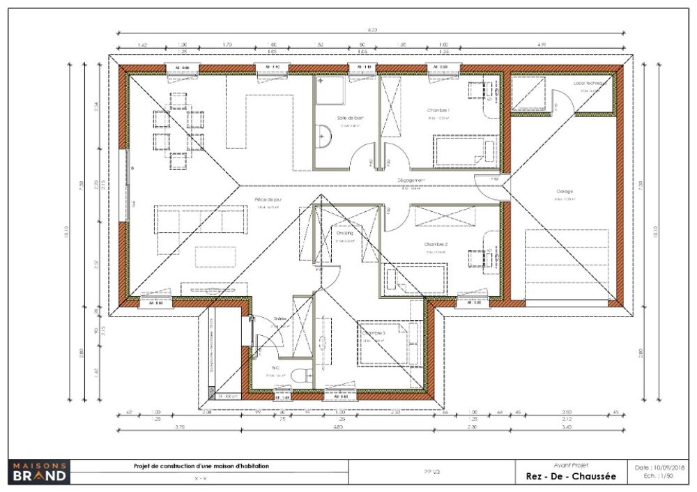 vente Maison - 5 pièce(s) - 90 m² Oberschaeffolsheim (67203)