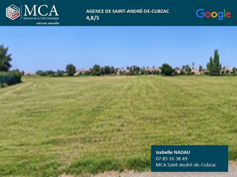 vente Terrain - 980 m² Bussac-Forêt (17210)