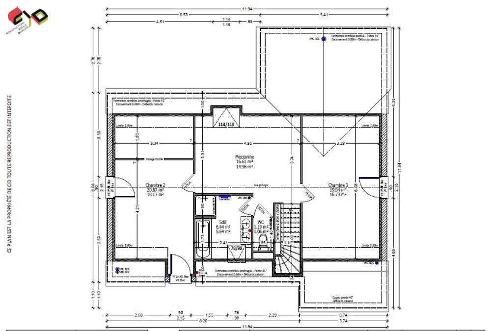 vente Maison - 4 pièce(s) - 130 m² Saint-Martin-d'Auxigny (18110)