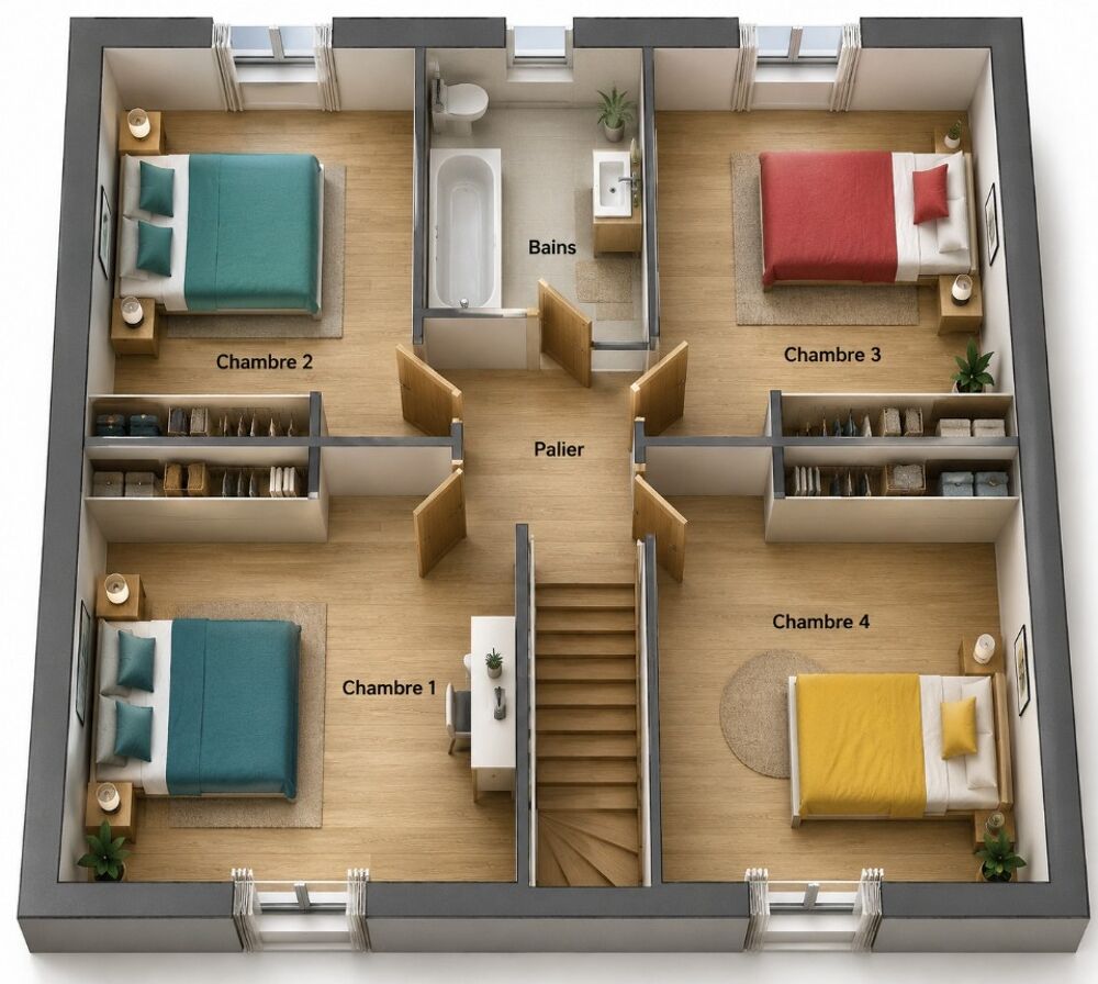 vente Maison - 6 pièce(s) - 89 m² Mary-sur-Marne (77440)