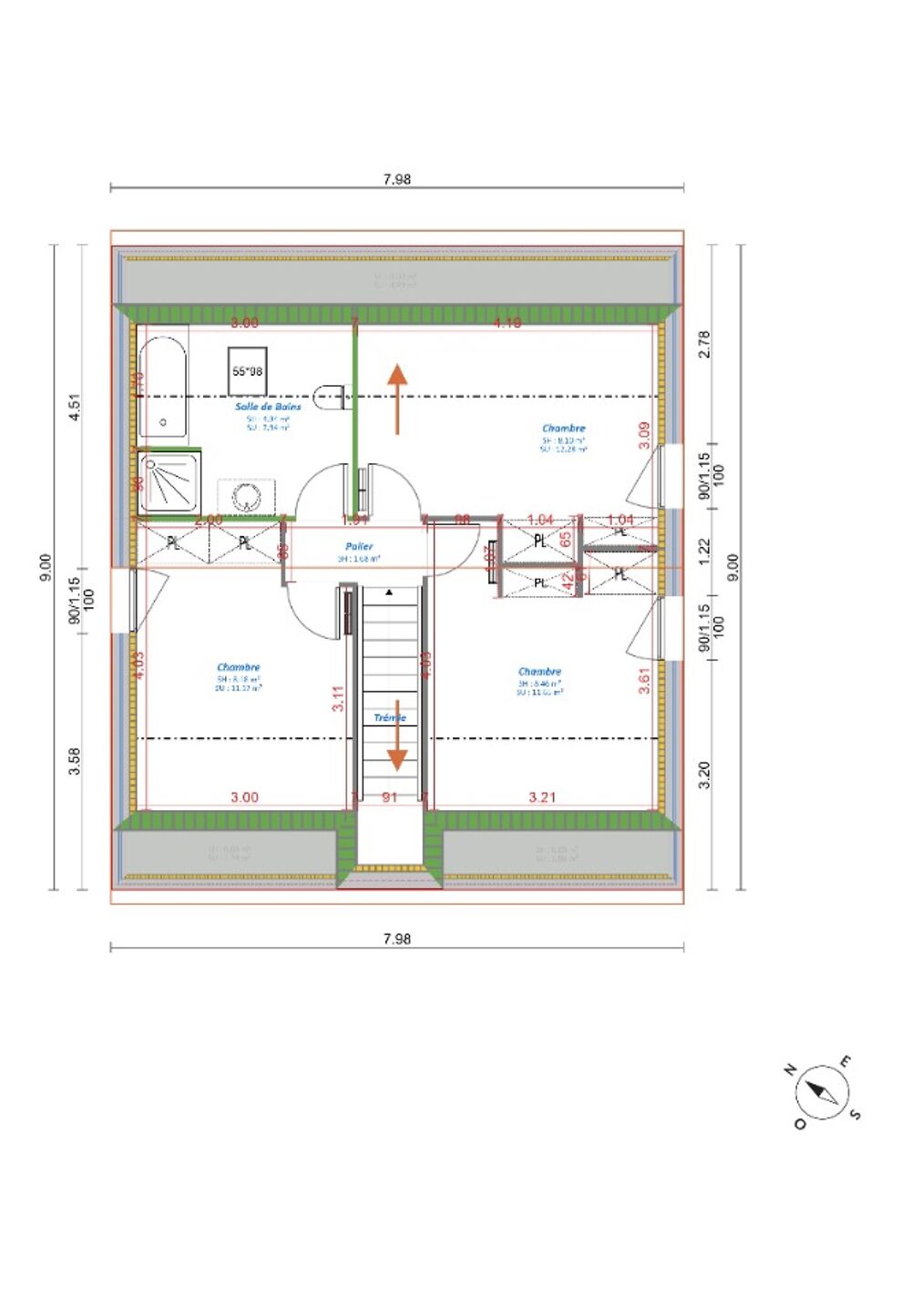 vente Maison - 6 pièce(s) - 89 m² Valailles (27300)