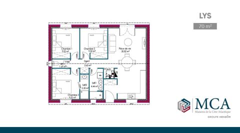   Vente Maison Maison - 4 pi�ce(s) - 70 m�