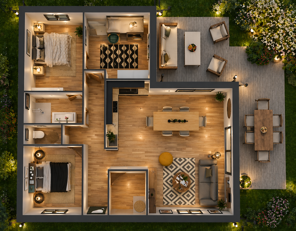 vente Maison - 4 pièce(s) - 82 m² Malataverne (26780)