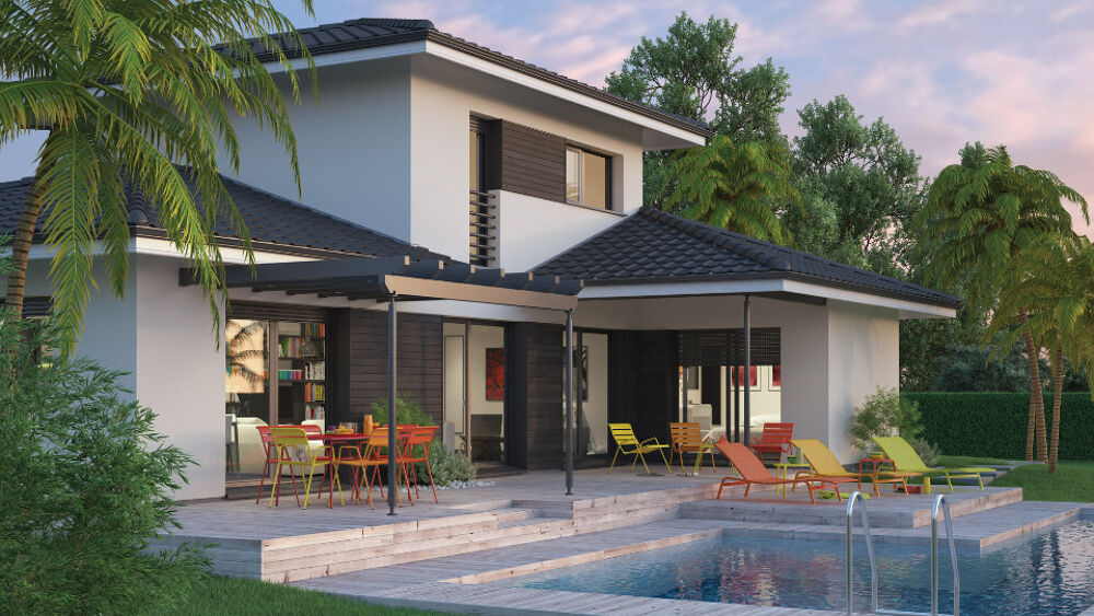 MAISON FLORIDA - 150 m² AVEC DOUBLE GARAGE - 4 CHAMBRES<....