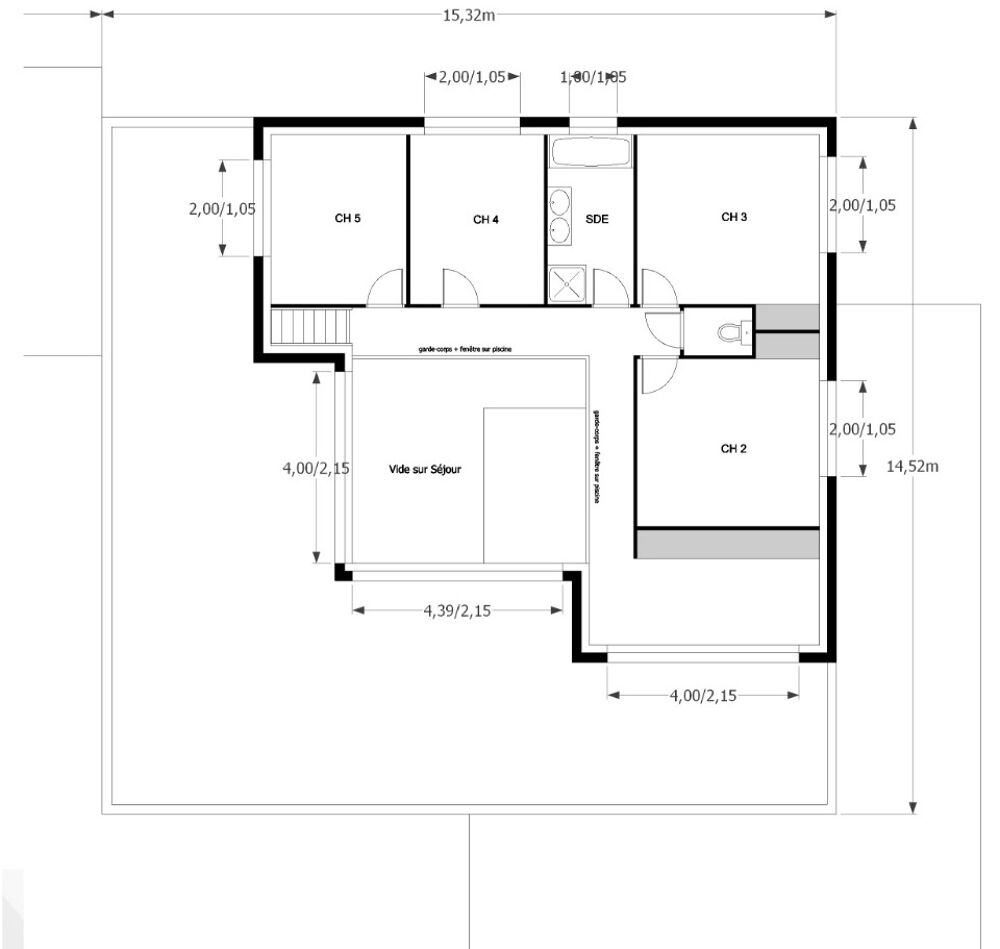 vente Maison - 5 pièce(s) - 254 m² Oudon (44521)