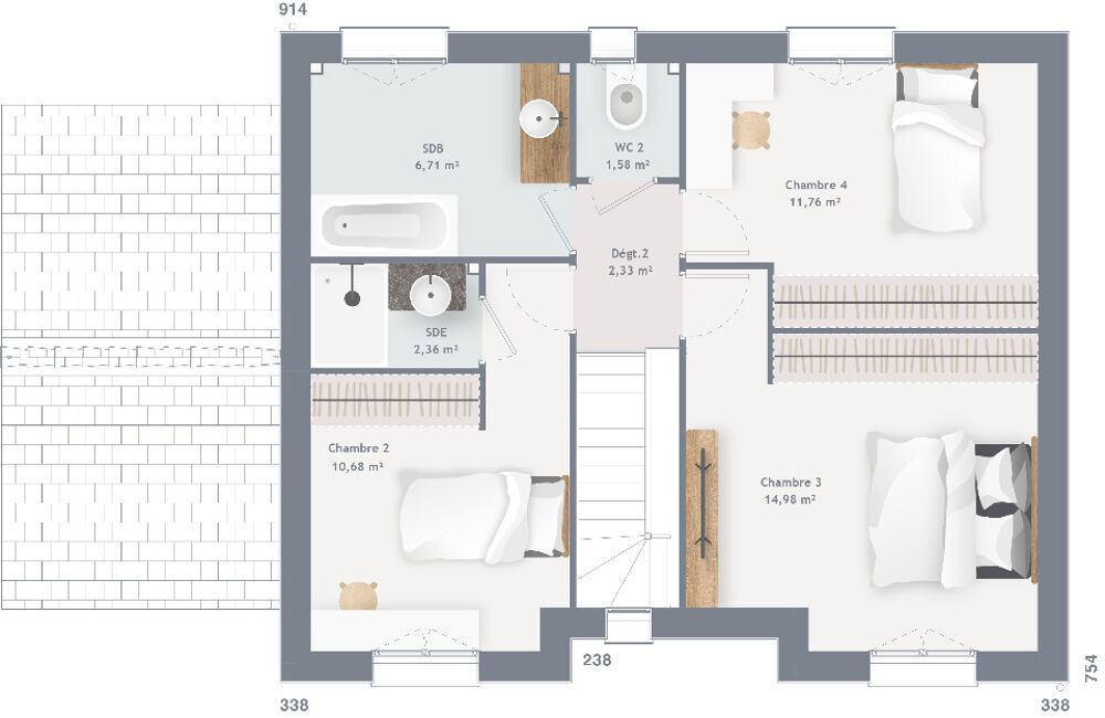 vente Maison - 6 pièce(s) - 100 m² Mauléon (79700)