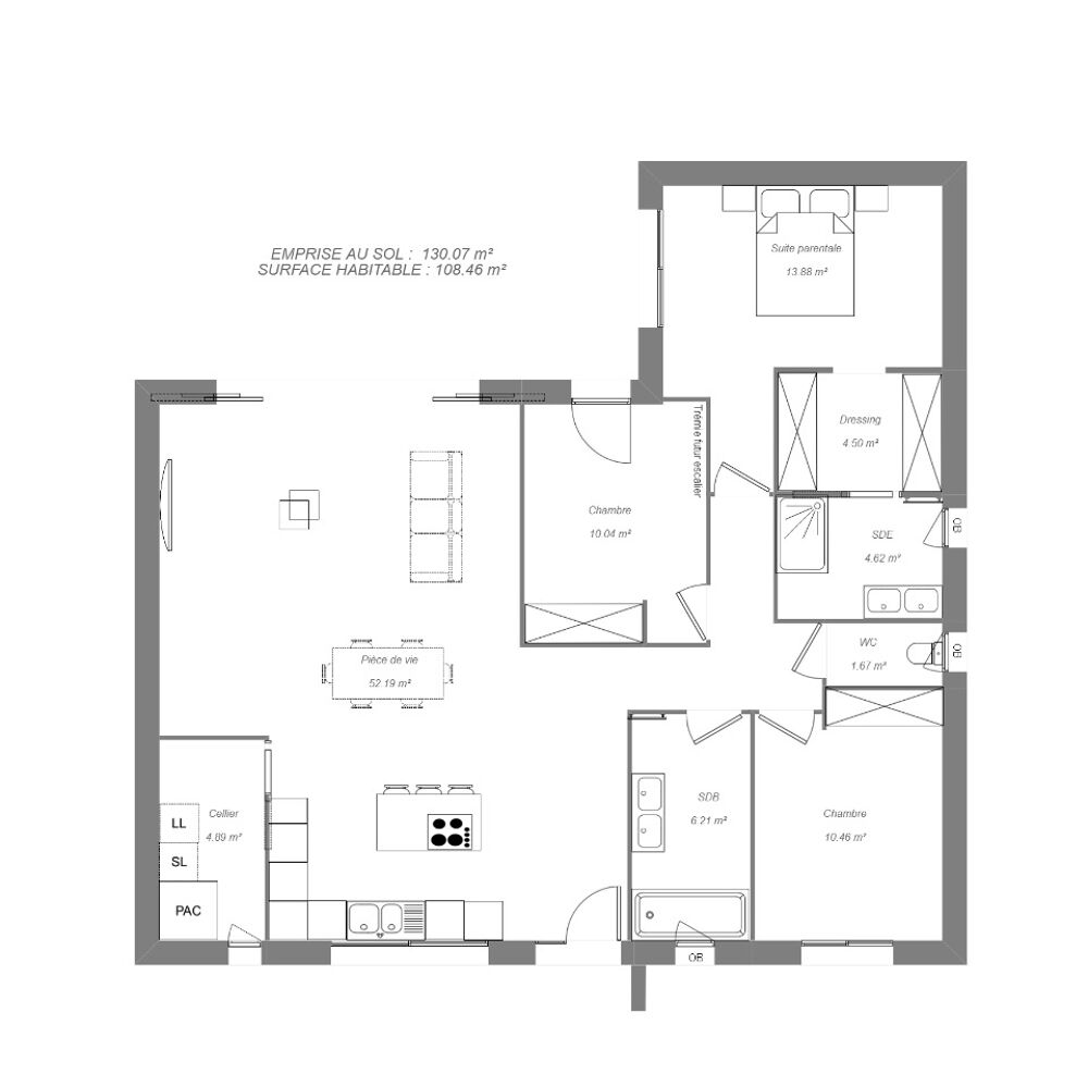 VENTE : maison T4 (100 m²) à Sorigny Proche de Tours....