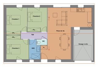  Maison à vendre 4 pièces 105 m²