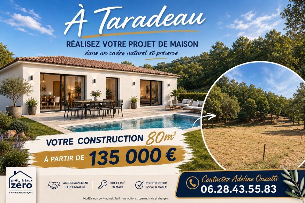 A SAISIR A TARADEAU! Contactez Adeline ONZATTI au O62843....