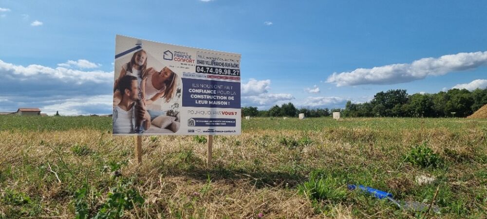 vente Terrain - 425 m² Montanay (69250)