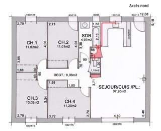  Maison 5 pi�ces 93 m� Pertuis