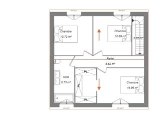  Maison 5 pièces 90 m² Oizon
