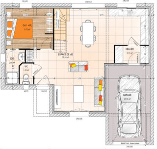  Maison 6 pi�ces 107 m� Briollay