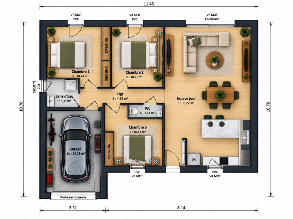 vente Maison - 4 pièce(s) - 76 m² Forges-les-Eaux (76440)