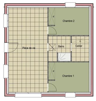  Maison 4 pices 55 m Roz-sur-sarthe