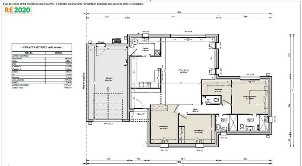 vente Maison - 6 pièce(s) - 107 m² Saint-Mars-de-Coutais (44680)