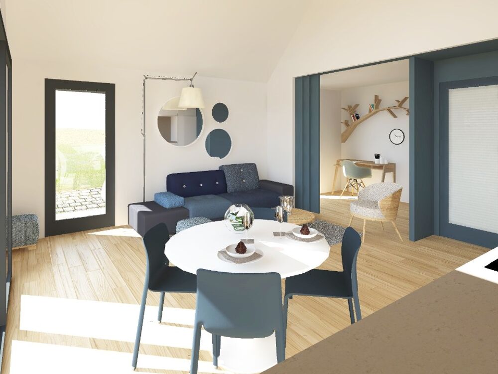 MAISON À CONSTRUIRE DE 50 M² PROCHE DE VANNES, 2 PIÈCES<....