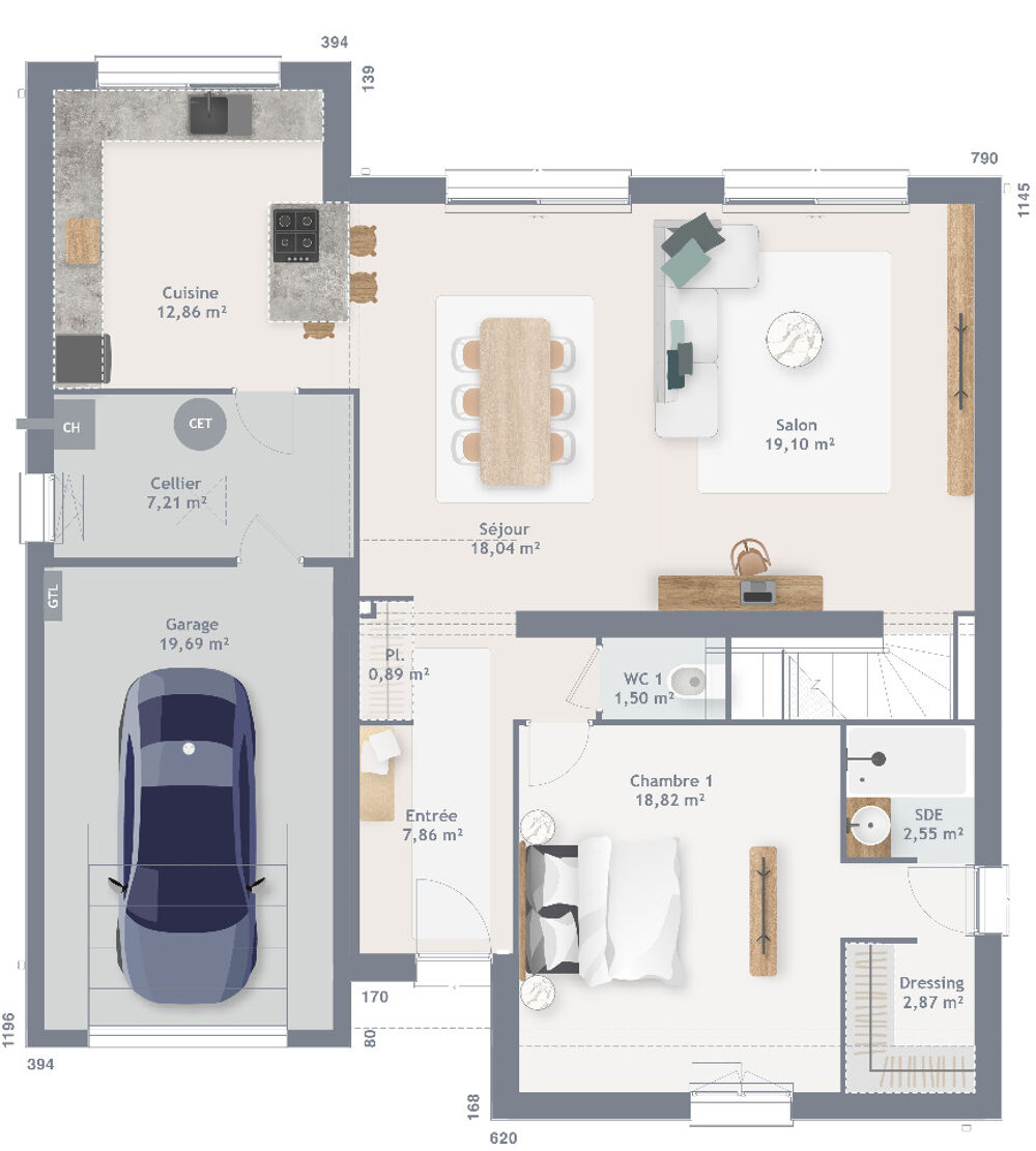 vente Maison - 7 pi�ce(s) - 160 m� Morangis (91420)