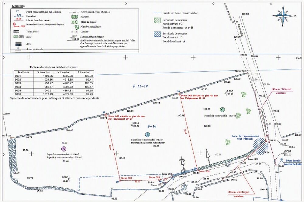 vente Terrain - 1700 m² Saint-Siffret (30700)