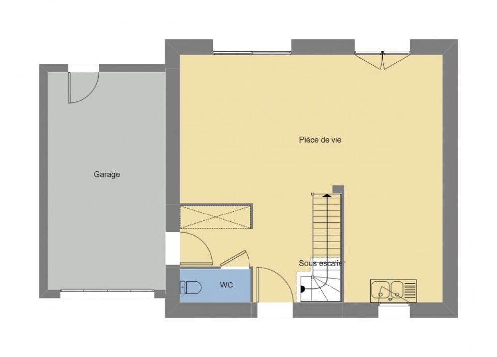 vente Maison - 4 pi�ce(s) - 93 m� Plo�ven (29550)