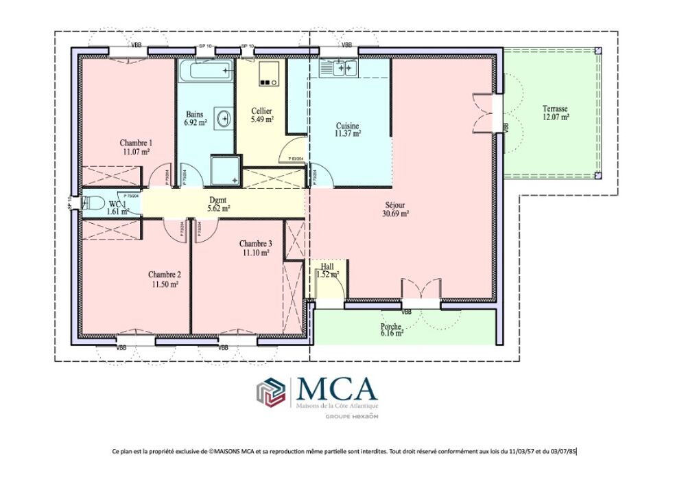 vente Maison - 4 pièce(s) - 96 m² Saint-Pierre-d'Irube (64990)