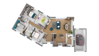  Maison 4 pi�ces 112 m� B�darieux