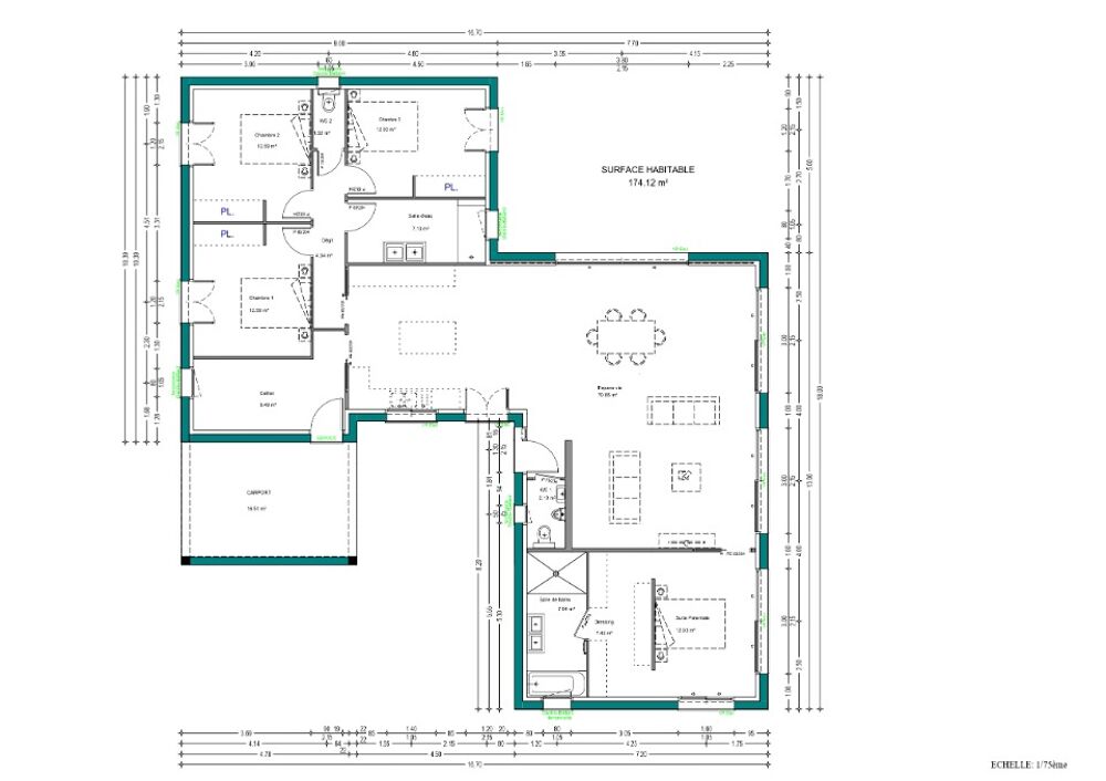 vente Maison - 4 pièce(s) - 174 m² Ambazac (87240)