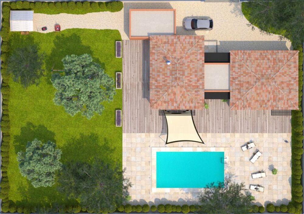 VENTE d'une maison F5 (120 m²) à Lézignan-la-Cèbe Id....