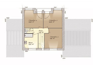  Maison 6 pi�ces 90 m� Giremoutiers