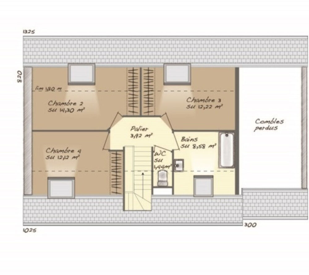vente Maison - 6 pièce(s) - 100 m² Menneval (27300)