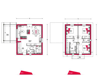  Maison � vendre 3 pi�ces 90 m�