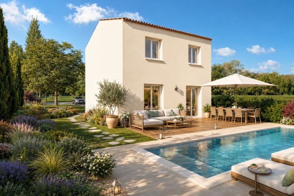 A vendre maison neuve 3 chambres à construire à Montpeza....