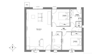  Maison 2 pi�ces 60 m� Bourges