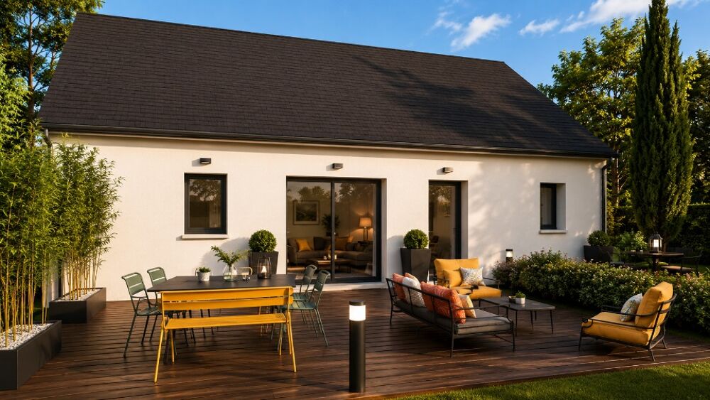 MAISON À CONSTRUIRE DE 71 M² PROCHE DE TOURS, 3 PIÈCES<B....