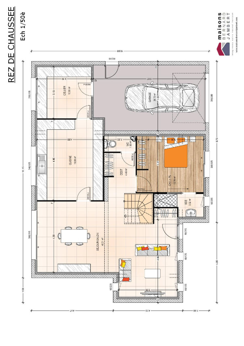 MAISON À CONSTRUIRE DE 150 M² PROCHE DE SAUMUR, 5 PIÈCES....