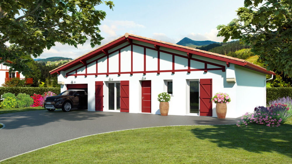 Sur un terrain de 400 m² dans un quartier ultra calme et....