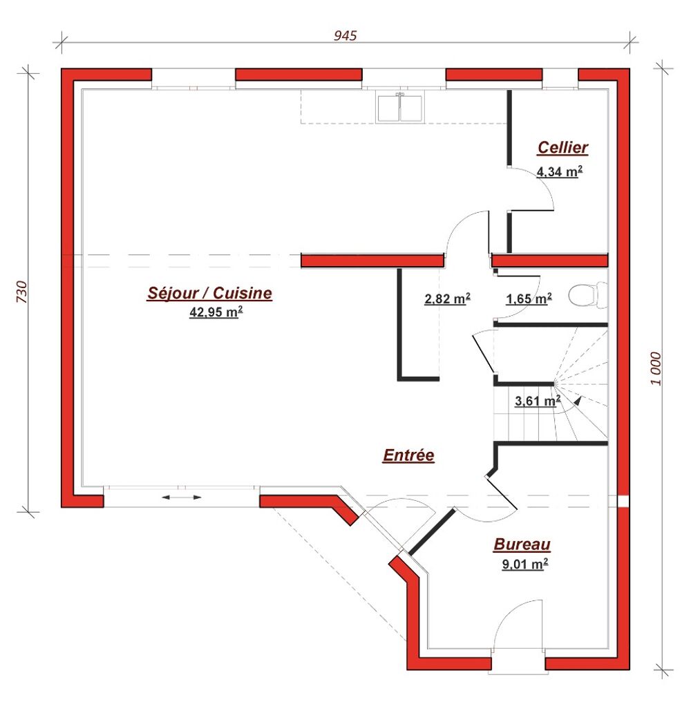 vente Maison - 6 pièce(s) - 123 m² Sannois (95110)