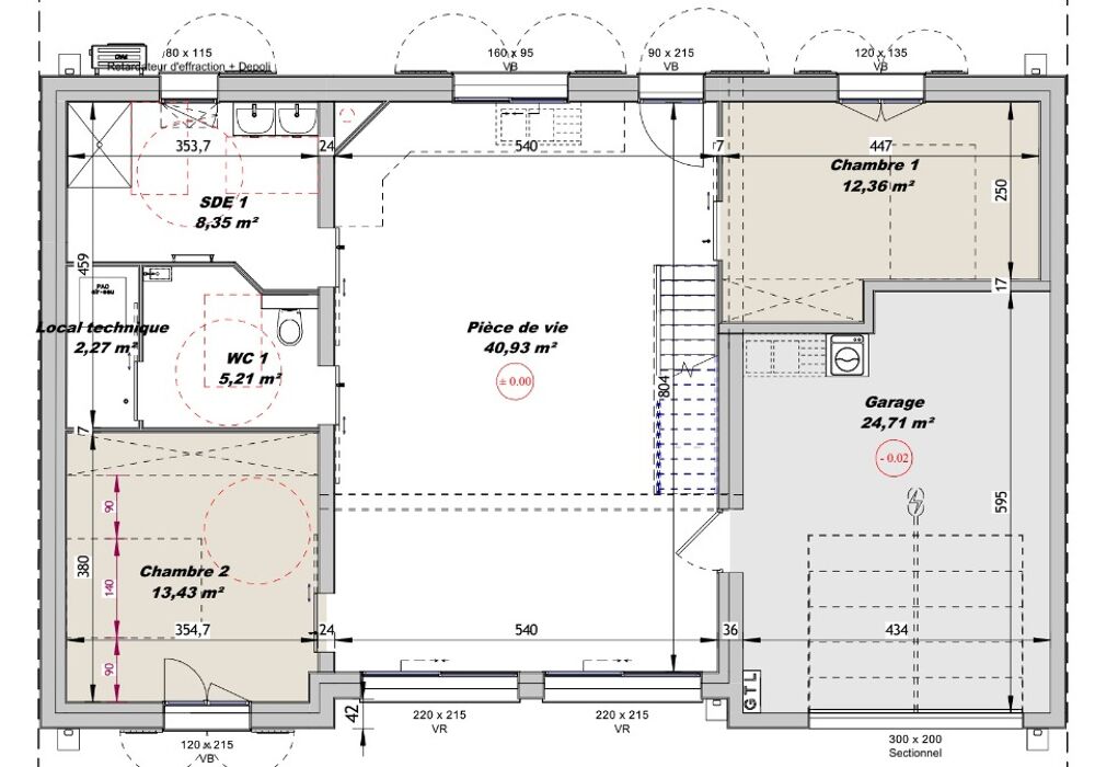 MAISON À CONSTRUIRE DE 140 M² PROCHE DE SAINT-NAZAIRE.<B....