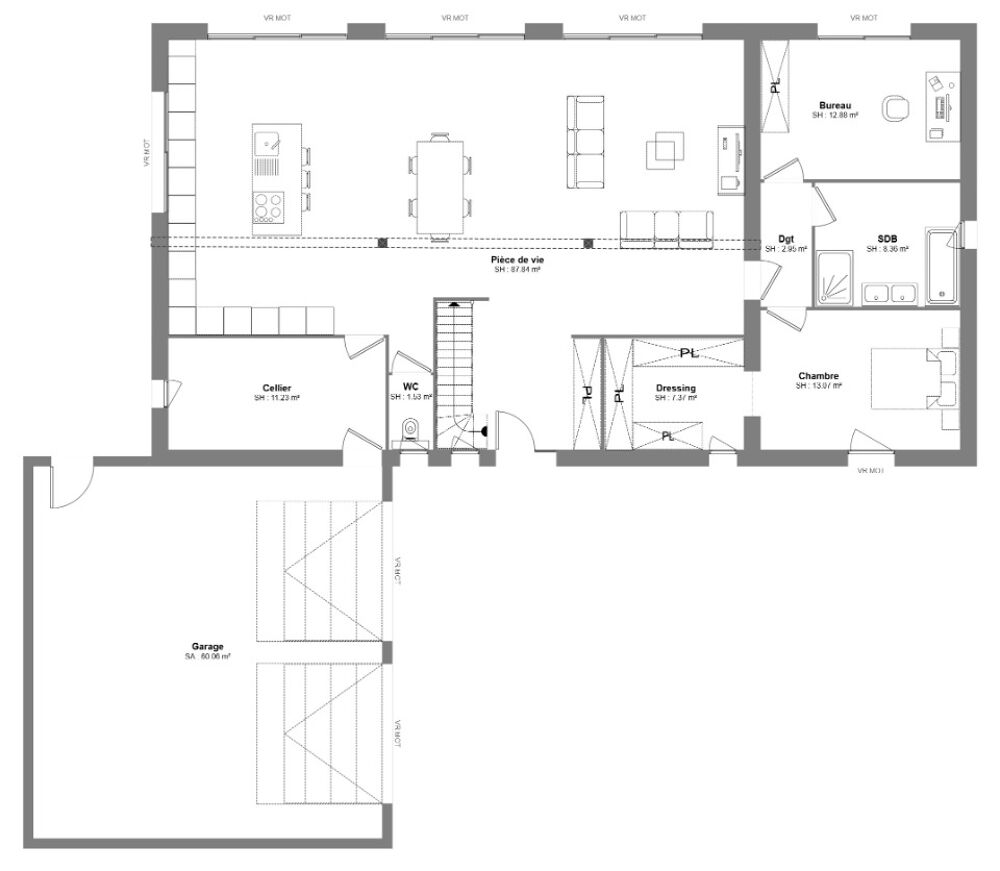 Venez faire construire cette grande maison familiale de ....