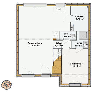  Maison 7 pièces 104 m² Gauchy