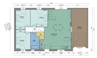  Maison à vendre 4 pièces 82 m²