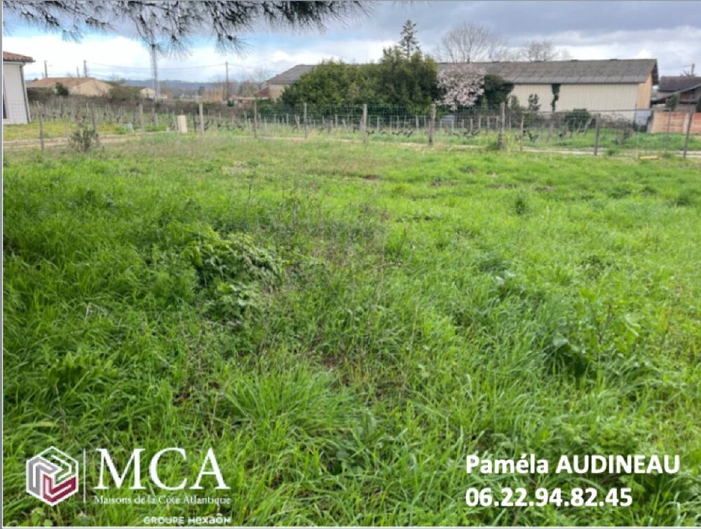 vente Terrain - 400 m² Portets (33640)