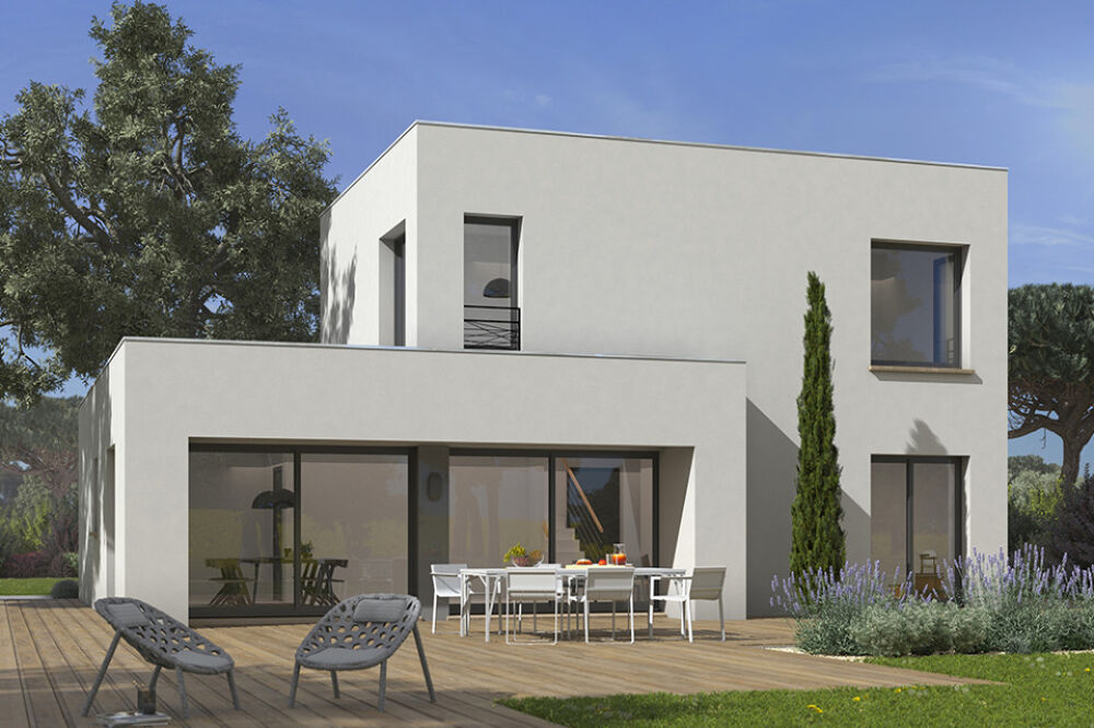 Maison ULTIMA de 95 m² proposée ici sur 266 m² de terrai....