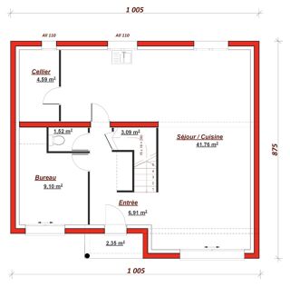  Maison � vendre 6 pi�ces 110 m�