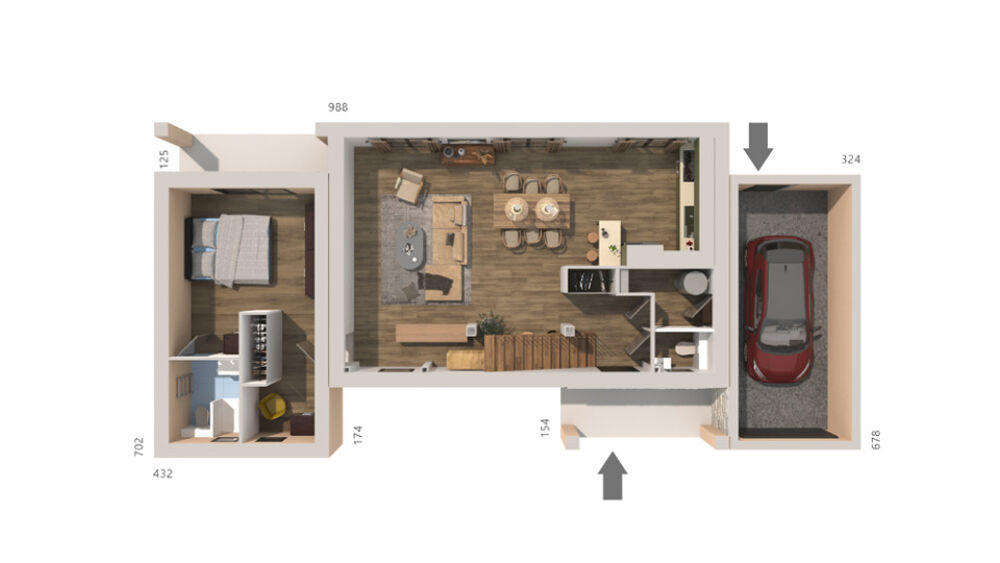 vente Maison - 4 pièce(s) - 120 m² Portel-des-Corbières (11490)
