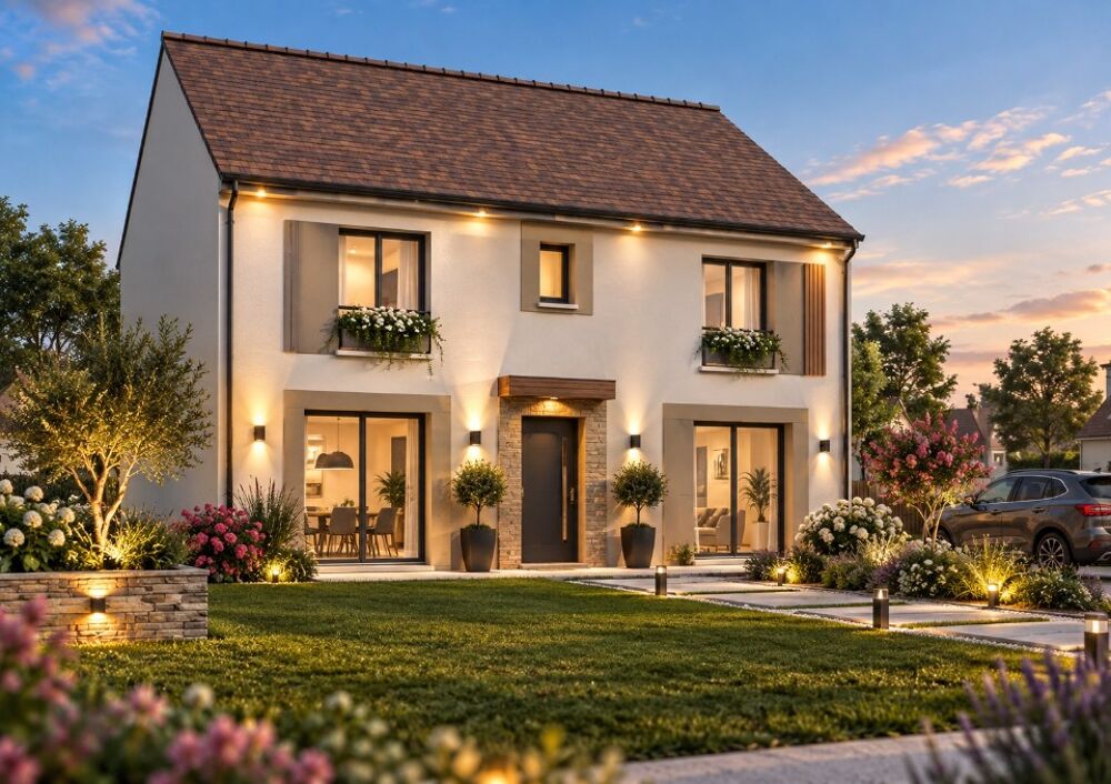 🏡 MAISON À CONSTRUIRE DE 124 M² À PERTHES (77)<B....