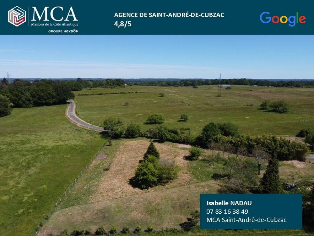 vente Terrain - 1842 m² Clérac (17270)