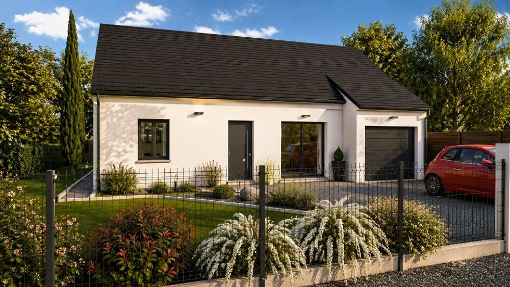 MAISON À CONSTRUIRE DE 71 M² À CHANCEAUX-SUR-CHOISILLE, ....