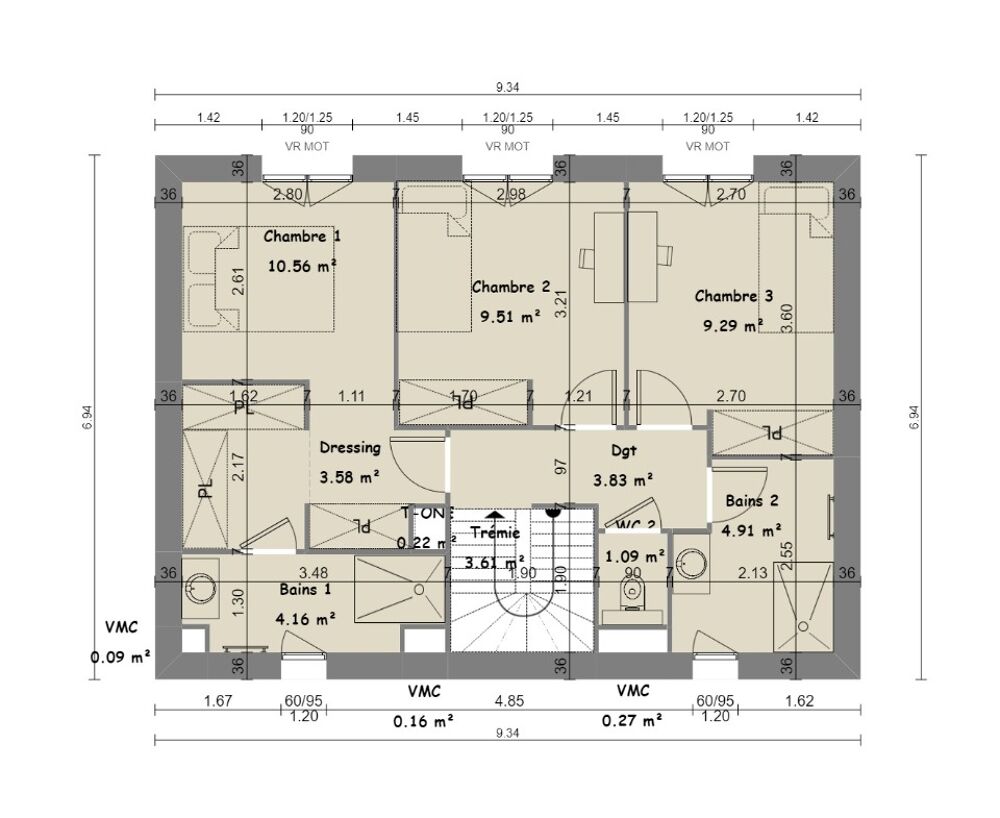 vente Maison - 4 pièce(s) - 98 m² Fréjus (83600)